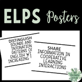 Printable Classroom ELPS posters