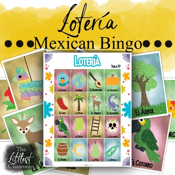 Preview of Printable Classroom Lotería Game | Google Slides Mexican Bingo Game