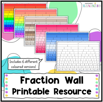 Preview of Printable Classroom Manipulatives, Fraction Grid Resources