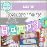 Printable Classroom Party Decorations - Easter
