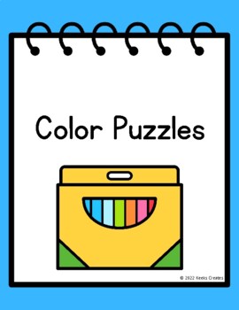 Preview of Printable Color Puzzles