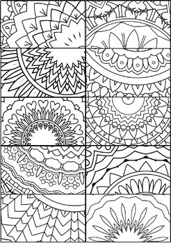abstract nature coloring pages