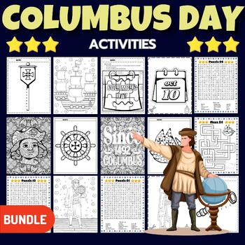 Preview of Printable Columbus Day - Indigenous Peoples Day Activities & Games BUNDLE