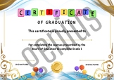 Printable Congratulations Certificates Graduation Card For