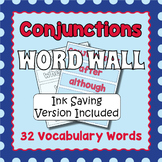 Printable Conjunctions Word Wall Bulletin Board