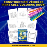 Printable Construction Vehicle Coloring Book (21 Pages To Color!)