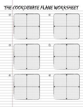 printable coordinate plane notebook paper graphing paper math