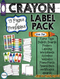 Printable Crayon Label Bundle