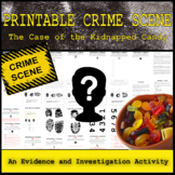 Printable Crime Scene - The Case of the Kidnapped Candy