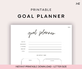 Printable Cursive SMART Goal Planner | SMART Goals, Goal S