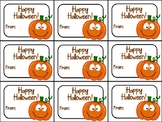 Printable Cute Halloween Gift Tag (Happy Halloween)