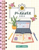 Printable Daily Planner Spiral Notebook