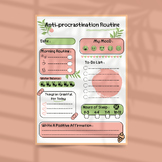 Printable Daily Routine and Goal Planner