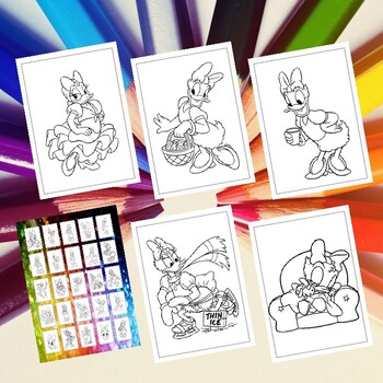 22+ Coloring Pages Of Daisy Duck
