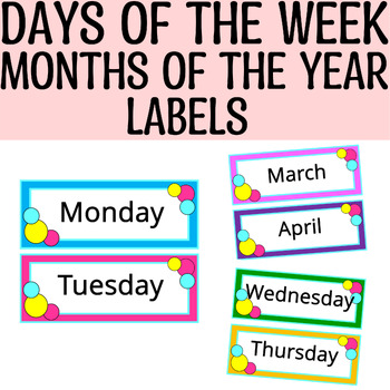 Days Of the week Label Sticker for Sale by Just Design