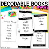 Printable Decodable Books CVCe Long Vowel Books Beginning Readers