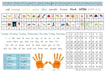 Printable Desk Mats by you clever monkey | Teachers Pay Teachers