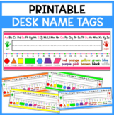 Printable Desk Name Tags | FREEBIE