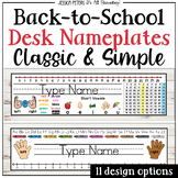Printable Desk Nameplates | Student Name Tags for Desk Far