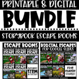 Printable Digital Escape Room Fable Fairytale Editable Mat