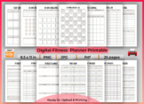 Printable Digital Fitness Planner Printable - KDP interior