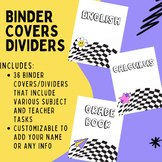 Printable Digital Funky Fun Binder Covers or Dividers