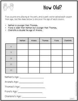 printable digital logic puzzles by erin s classroom creations tpt