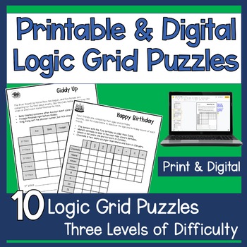 Preview of Printable & Digital Logic Puzzles