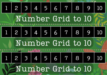 Preview of Number Grids with Numbers to 100, Download, Printable, Numbers & Counting Skills