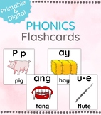 Printable/Digital Phonics Flashcards