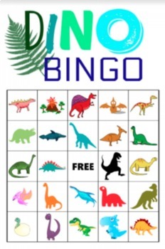 Printable Dinosaur Bingo