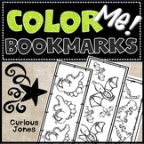Bookmarks to Color: Dinosaur