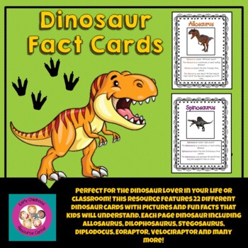 Preview of Printable Dinosaur Fact Sheets