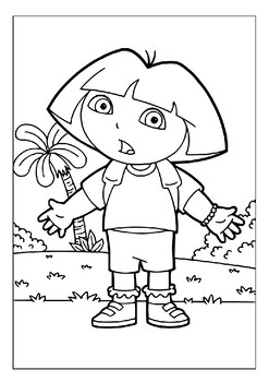 Printable Dora the Explorer Coloring Pages, Hours of Creative Fun for ...