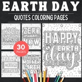 Printable Earth day Quotes Coloring Pages Sheets - Fun Env