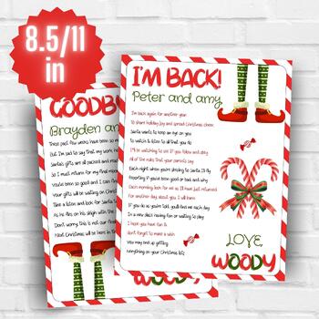 Editable Elf Letter, Elf Welcome Letter, Elf Arrival Letter, Elf 