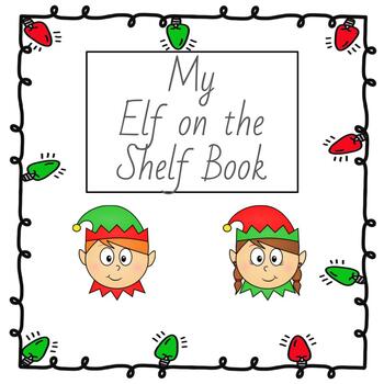 Preview of Printable Elf Booklet-Christmas-Gingerbread-Writing