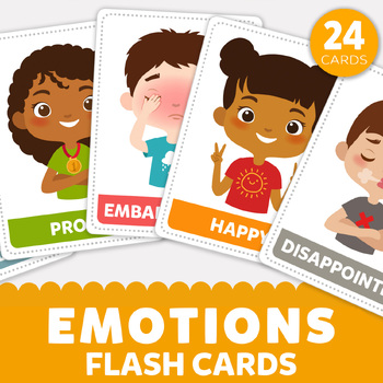 Printable Emotions Flash Cards Emotions Flashcards How Do You Feel