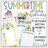 Printable End of Year Summer Craftivity Writing Craft