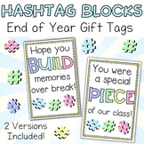 Printable End of Year Summer Gift Tags - Target Hashtag Bl