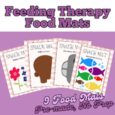 Printable Engaging Feeding Therapy Food Mats for SLP, OT, 