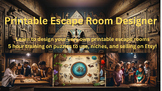 Printable Escape Room Designer, create your own escape roo