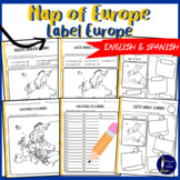 Map of Europe Label Europe