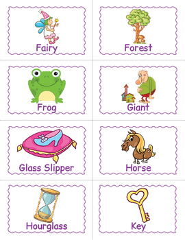 Printable Fairy Tale BINGO Game by Drag Drop Learning ...