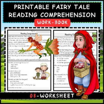 Preview of Printable Fairy Tale Reading Comprehension for kids