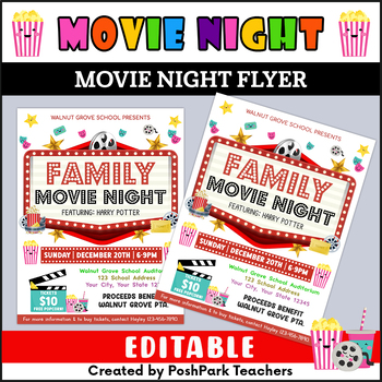 family movie night poster