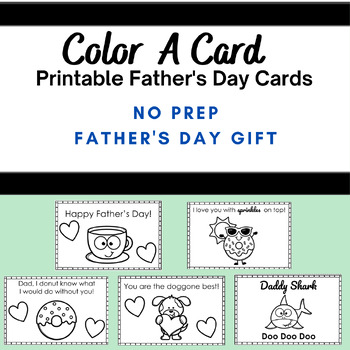 Printable Father's Day Card by From My Mixed Up Files | TPT