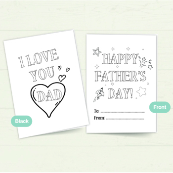 Printable Father's Day Card | All About Dad Card from Kid | Kid ...