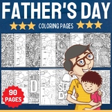 Printable Fathers Day Coloring Pages Sheets - Fun End of t