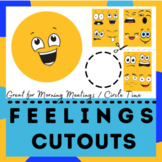 Feelings CutOuts: 12 facial expressions!